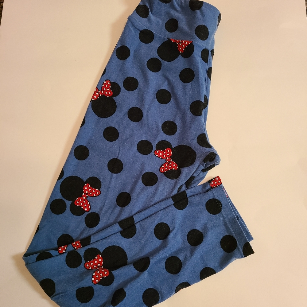 LuLaRoe OS Leggings Minnie Mouse